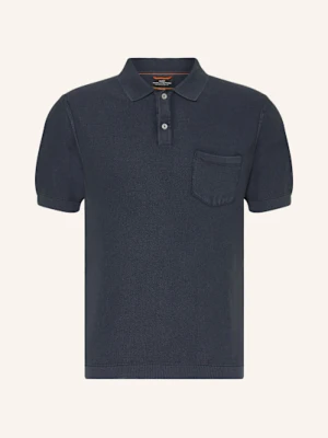 Parajumpers Koszulka Polo Z Dzianiny Raf blau