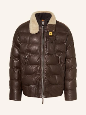 Parajumpers Kurtka Skórzana Gian braun