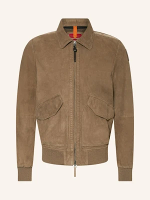 Parajumpers Kurtka Skórzana Weldon braun