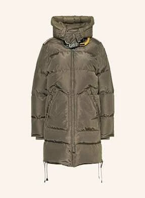 Parajumpers Płaszcz Puchowy Long Bear Z Odpinanym Kapturem gruen
