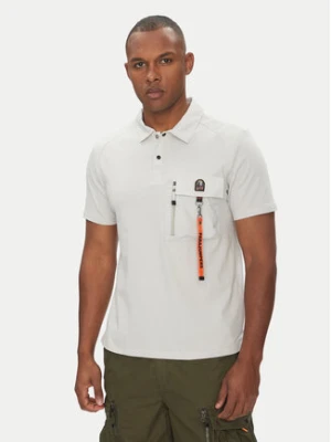 Parajumpers Polo Rescue 25SMPMPORE10 Szary Regular Fit