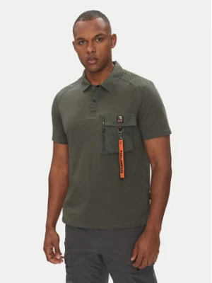 Parajumpers Polo Rescue 25SMPMPORE10 Zielony Regular Fit