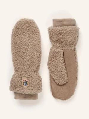 Parajumpers Rękawiczki Jednopalcowe Power Z Pluszowym Materiałem beige