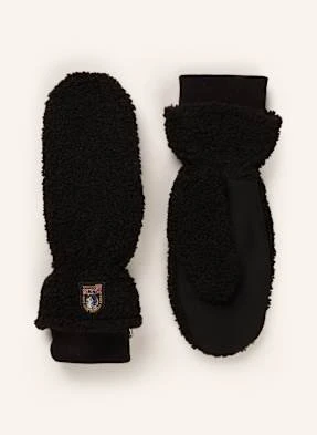 Parajumpers Rękawiczki Jednopalcowe Power Z Pluszowym Materiałem schwarz