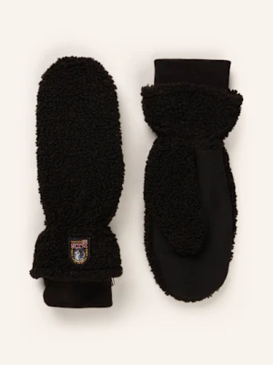 Parajumpers Rękawiczki Jednopalcowe Power Z Pluszowym Materiałem schwarz