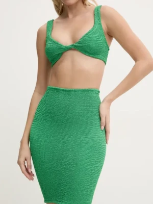 PARAMIDONNA spódnica plażowa kolor zielony SS25JEM