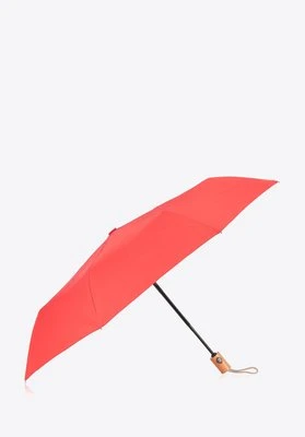 Parasol automatyczny z drewnianą rączką czerwony Wittchen