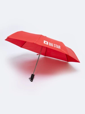 Parasol czerwony z logo BIG STAR