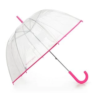 Parasol transparentny różowy Wittchen