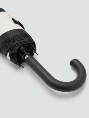 Parasol z nadrukiem w paski czarny - Kobieta - Rozmiar uniwersalny - MANGO