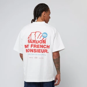 Pardon Monsieur Oversized T-Shirt, markiAnother Cotton Lab, T-Shirty i Polo, w kolorze biały, rozmiar: