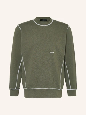 Parel. Bluza Nierozpinana Contrast Crewneck gruen