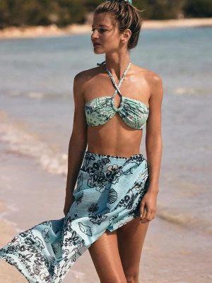 Pareo bawełniany z nadrukiem Etam