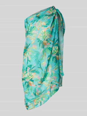 Pareo w stylu one-shoulder z detalem węzła model 'Sandra' VENICE BEACH