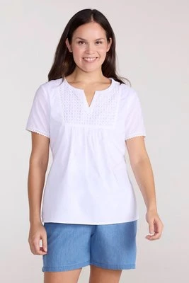 Paris Embroidered - damski top - White Mountain Warehouse