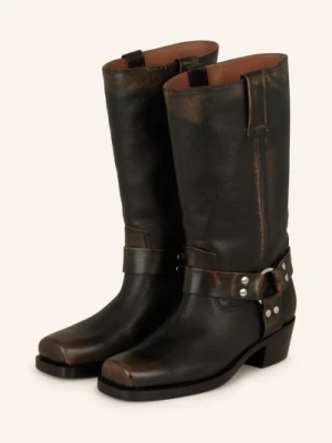 Paris Texas Botki Motocyklowe Roxy schwarz