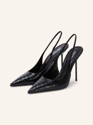 Paris Texas Czółenka Typu Slingback Lidia schwarz CZARNY