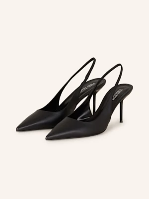 Paris Texas Czółenka Z Odkrytą Piętą Lidia schwarz