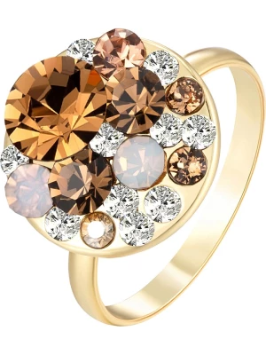 Park Avenue Pozłacany pierścionek z kryształami Swarovski rozmiar: 52