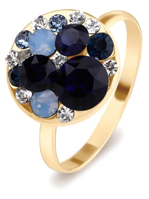 Park Avenue Pozłacany pierścionek z kryształami Swarovski rozmiar: 56