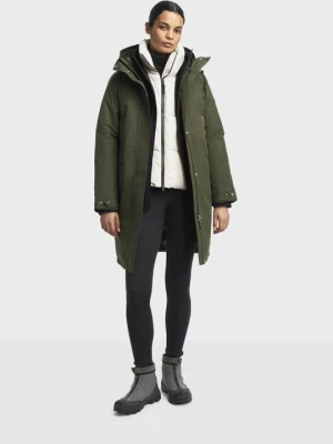 Parka Aigle ciemnozielony