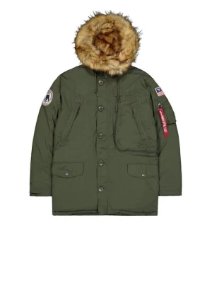Parka Alpha Industries ciemnozielony