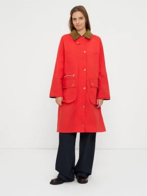 Parka Barbour ciemnoczerwony