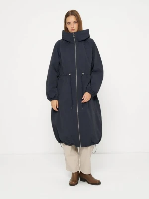Parka Barbour niebieski denim