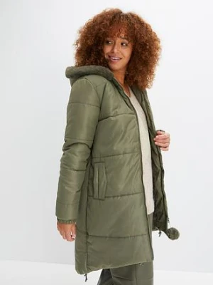 Parka BonPrix zielony