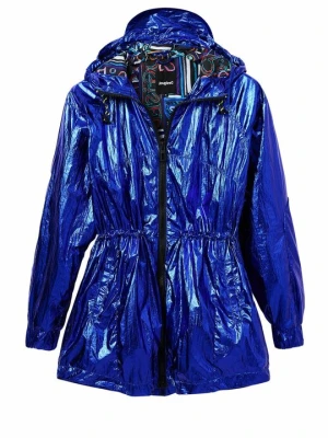 Parka Desigual niebieski