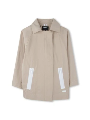 Parka DKNY beżowy