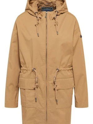 Parka Dreimaster jasny brąz
