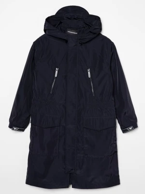 Parka Emporio Armani granatowy