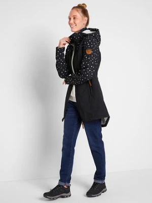 Parka funkcyjna softshell na podszewce z miękkiego polaru bonprix