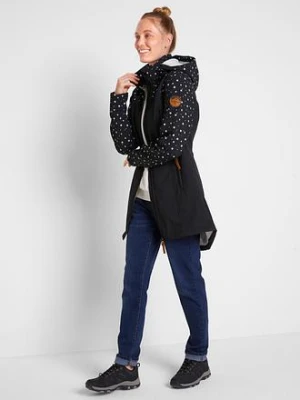 Parka funkcyjna softshell na podszewce z miękkiego polaru bonprix