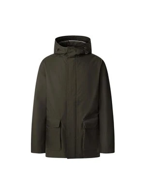 Parka Hackett London ciemnozielony