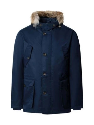 Parka Hackett London niebieski