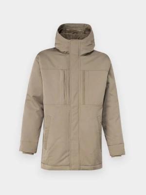 Parka Hollister Co. brązowy