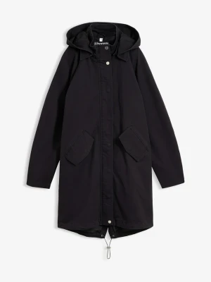 Parka hydrofobowa BonPrix czarny