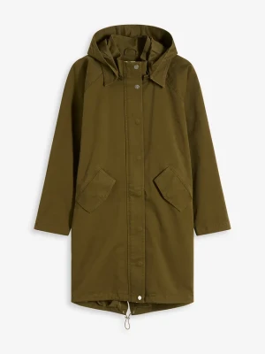 Parka hydrofobowa BonPrix zielony