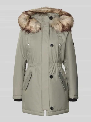 Parka kroju shaped fit z naszywką z logo model ‘IRIS’ Only