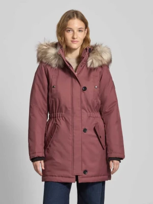 Parka kroju shaped fit z naszywką z logo model ‘IRIS’ Only