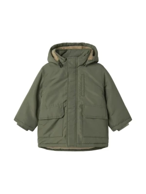 Parka NAME IT oliwkowy melanż