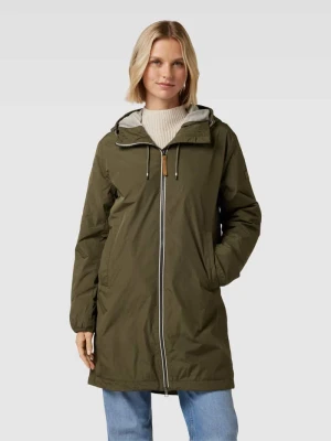 Parka o kroju oversized z wpuszczanymi kieszeniami po bokach camel active