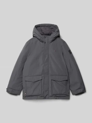Parka o kroju regular fit z dwustronnym zamkiem błyskawicznym Tommy Hilfiger Teens