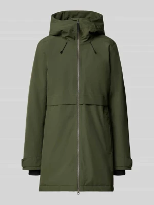 Parka o kroju regular fit z kapturem Didriksons Ciemnozielony