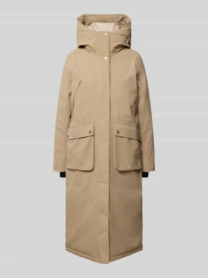 Parka o kroju regular fit z kapturem model 'Melody' Didriksons Beżowy
