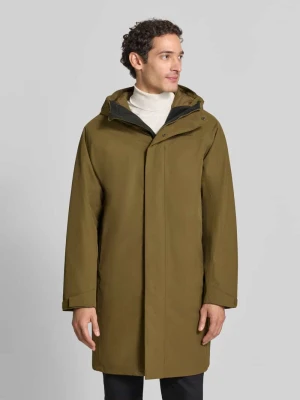 parka o kroju regular fit z logo model 'Treeline HIPE' Peak Performance Oliwkowy