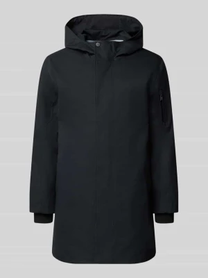 parka o kroju regular fit z mieszanki bawełny model 'Globe Evo' G-LAB Granatowy