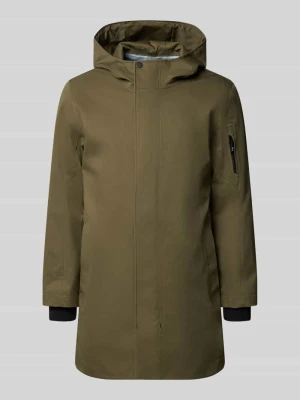 parka o kroju regular fit z mieszanki bawełny model 'Globe Evo' G-LAB Oliwkowy